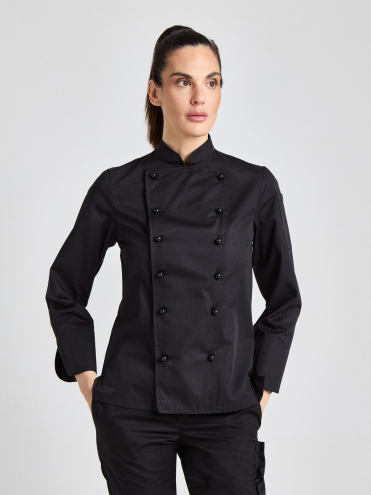 Kochjacke Rimini Lady Classic - schwarz